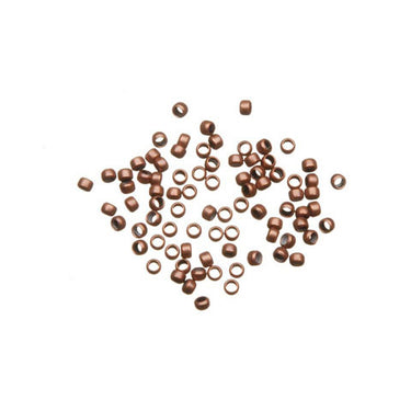 Darice • knijpkralen 1.3mm 1g antique koper