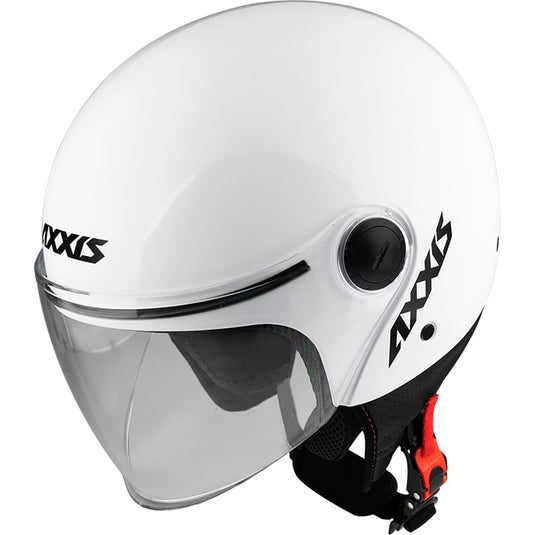 Axxis helm square solid glans wit xs