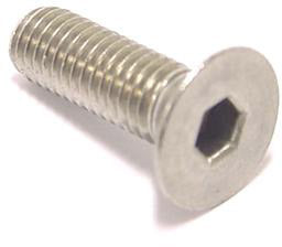 Brake disc bolt M8x30 hexagon socket with countersunk head stainless steel