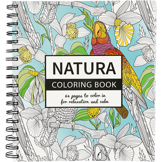 Creativ company kleurboek voor volwassenen natura spiraalgebonden
