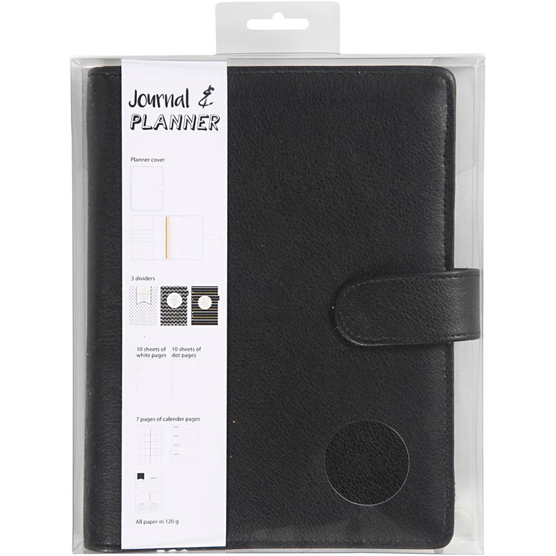 Load image into Gallery viewer, Https: www.cchobby.nl planner-bulletjournal-afm-19x23-5x4-cm-ringband-zwart-1-stuk
