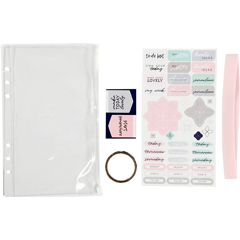 Load image into Gallery viewer, Creativ company plastic etui met accessoires, a5, vel 140x215 mm, 1 stuk
