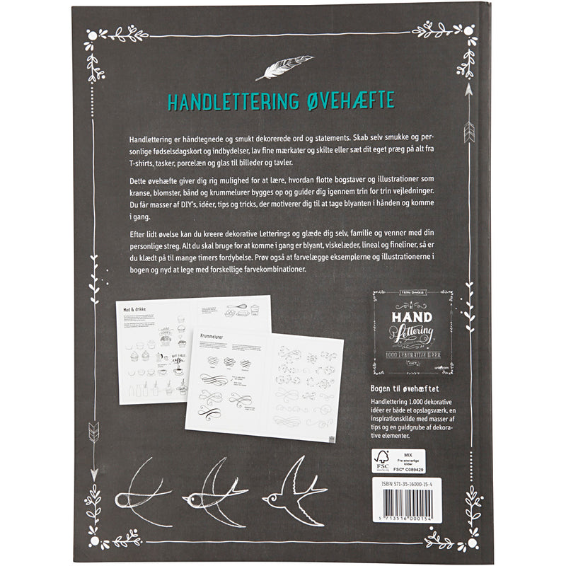 Load image into Gallery viewer, Https: www.cchobby.nl handlettering-oefeningen-afm-21x28-cm-dikte-1-cm-aantal-pagina-s-63-1-stuk-deense-tekst
