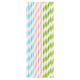 Duni papieren rietjes pastels 20cm 25st
