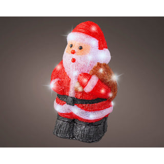 Afbeelding laden in galerijviewer, Led kerstman acryl steady buitenl.16.5cm x w.22cm x h.36cm
