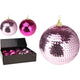 Kerstbal pailletten 95mm 2ass | 12 stuks