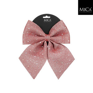 Edelman strik roze - l20xb23xh1,5cm | 5 stuks