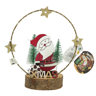 Kerst figuur op standaard led 4 assorti | 12 stuks