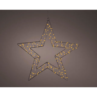 Load image into Gallery viewer, Kaemingk micro led ster metaal steady buitendia58cm x l.1cm x w.58cm x h.58cm
