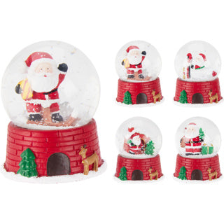 Waterbal 65mm kerstman 4ass