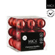 Edelman bal onbreekbaar rood 27 stuks - d8cm