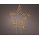 Kaemingk micro led stake light wicker steady buitenl.1 cm x w.48cm x h.54cm