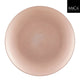 Edelman mila decoratie bord recycled plastic champagne h2xd40cm | 3 stuks