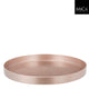 Edelman mila decoratie tray recycled plastic champagne h3xd32cm