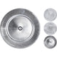 Onderbord 33cm zilver 3ass