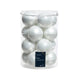 Kaemingk kerstballen glas enamel,matt mixdia8cm