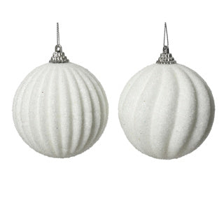 Load image into Gallery viewer, Kerstbal op draad foam 2assdia8cm | 12 stuks
