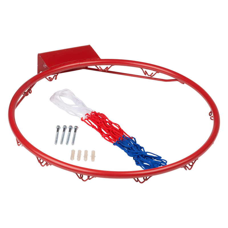 Load image into Gallery viewer, Dunlop basketbalring - metaal - inclusief net en bevestigingsmateriaal - ø ring circa 45 cm
