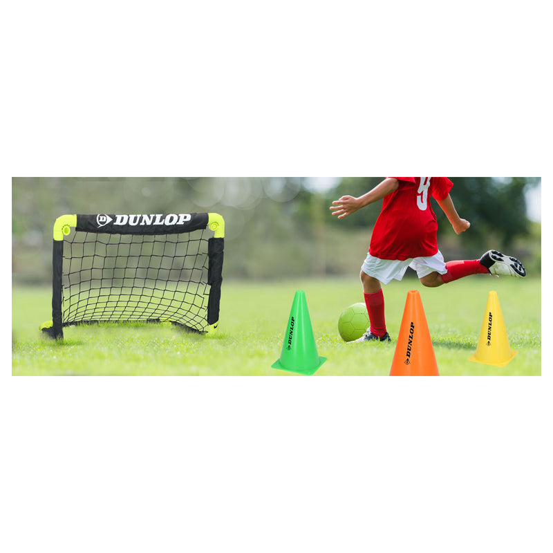 Load image into Gallery viewer, Dunlop voetbalgoal met grondpinnen, set van 2
