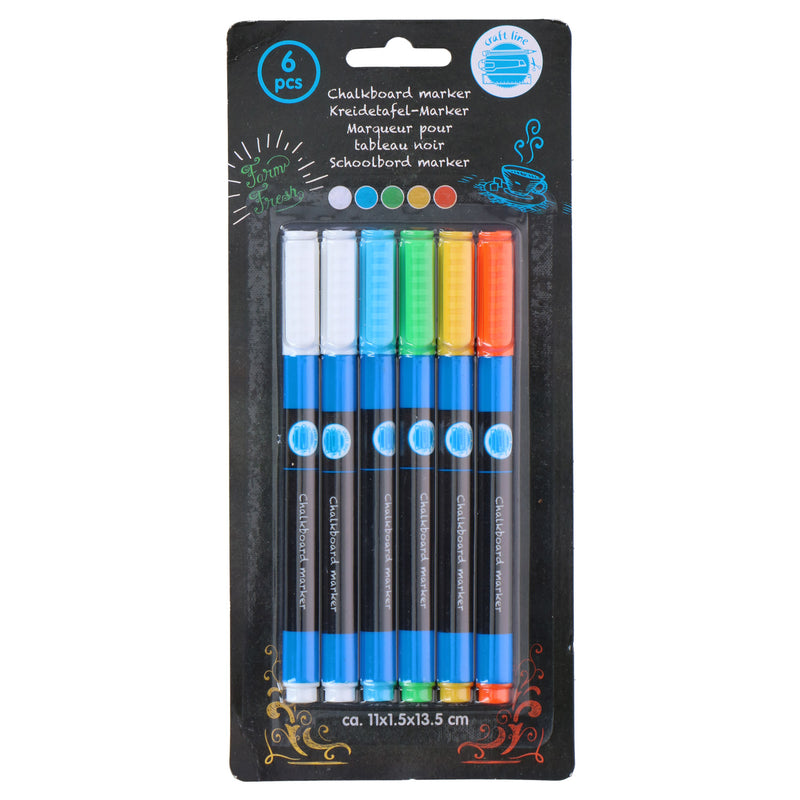 Load image into Gallery viewer, Schoolbord markers, 6st.
