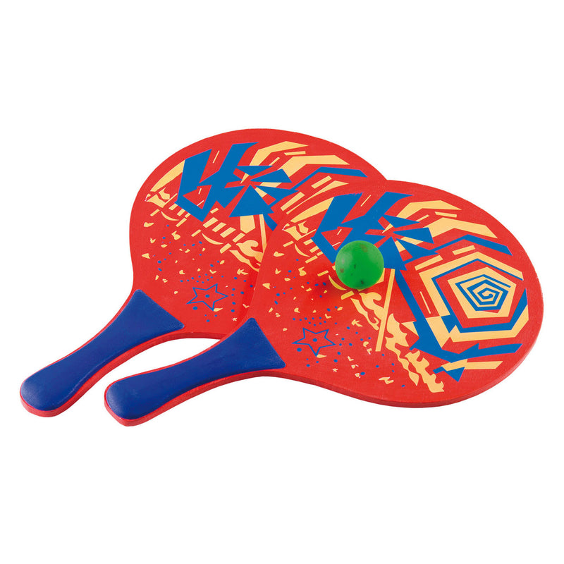 Load image into Gallery viewer, Beachballset hout, 3dlg
