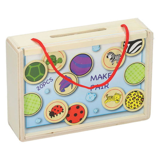 Marionette wood marionettewood houten memory spel 20-delig