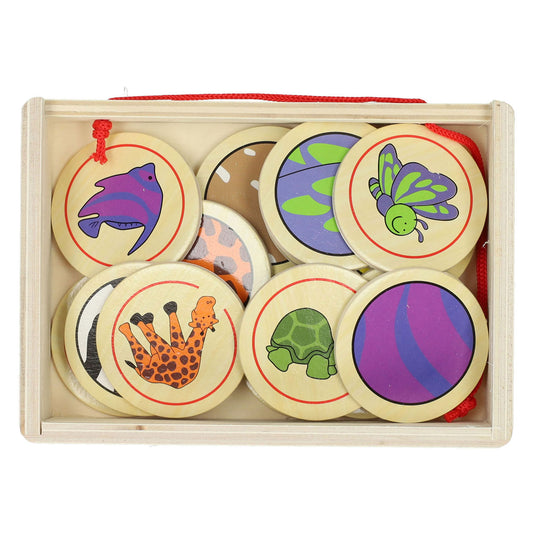 Marionette wood marionettewood houten memory spel 20-delig