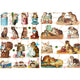 Vintage plaatjes, katten, vel 16,5x23,5 cm, 2 vel 1 doos