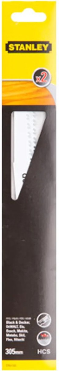 Stanley recipro 305mm hout kunststof - 2 stuks