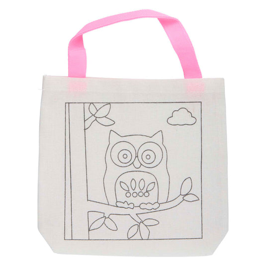 Katoenen tas met 5 stiften