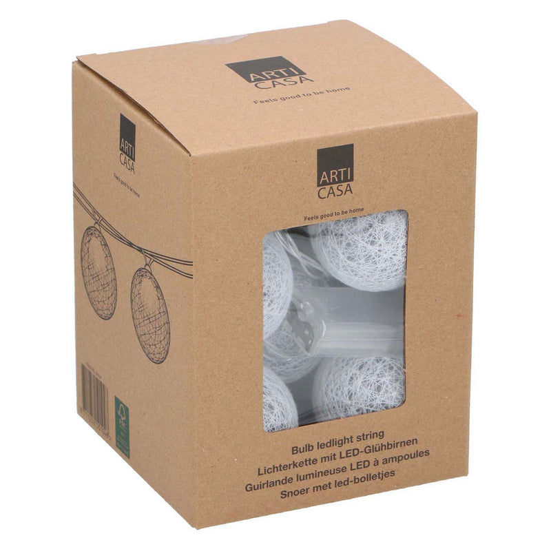 Load image into Gallery viewer, Arti casa snoer met 10 led-bolletjes
