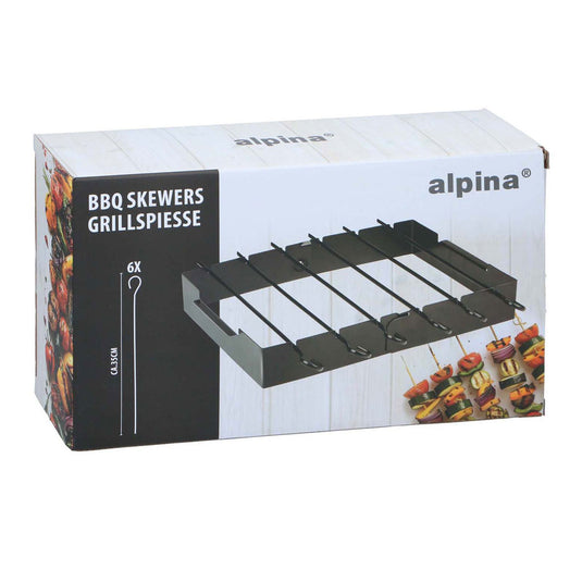 Alpina barbecue spies set, 6st.