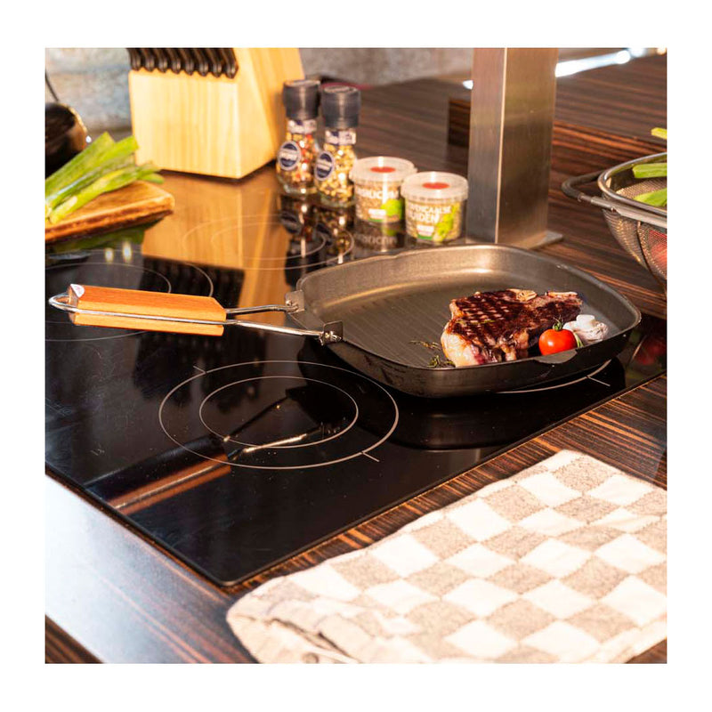 Load image into Gallery viewer, Alpina inklapbare grillpan, 24x24cm
