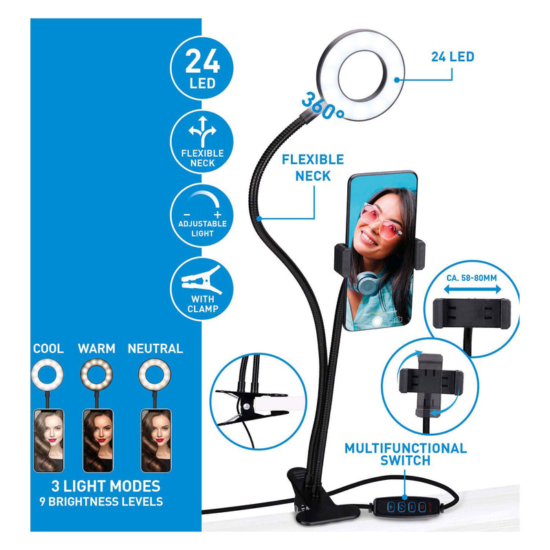Afbeelding laden in galerijviewer, Selfiestudio clip 2-in-1
