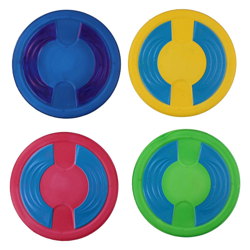 Load image into Gallery viewer, Eddy toys werpspel 5-delig - zwembad speelgoed kinderen - drijvend doelspel met schijven - spel voor water en tuin - diameter 65cm - multicolor
