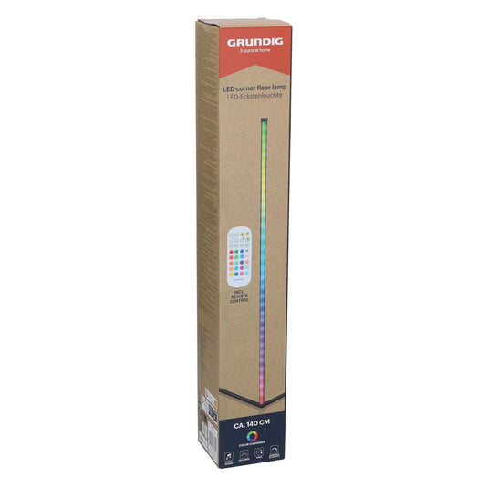 Grundig led-hoeklamp met afstandsbediening, 140cm