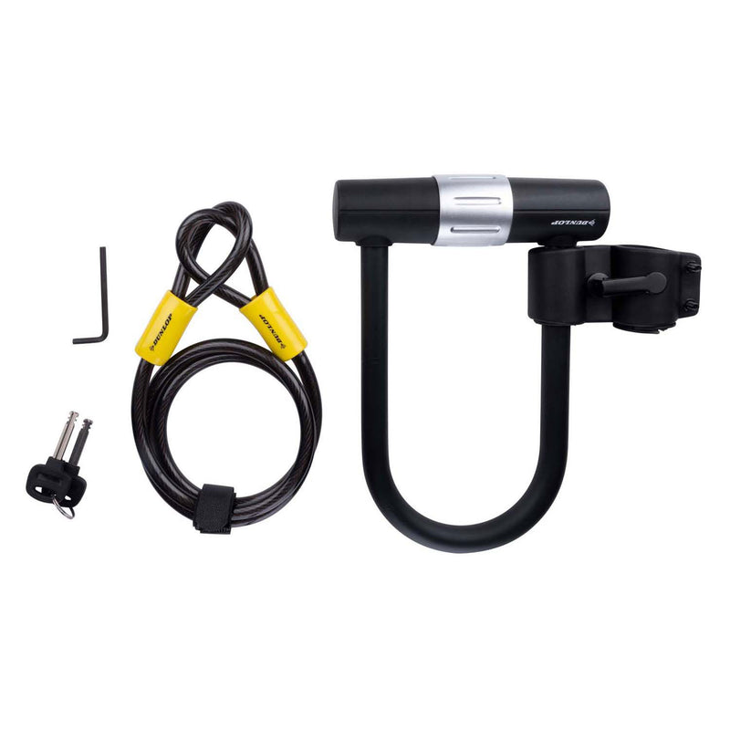 Load image into Gallery viewer, Dunlop frame u-slot met kabel en houder
