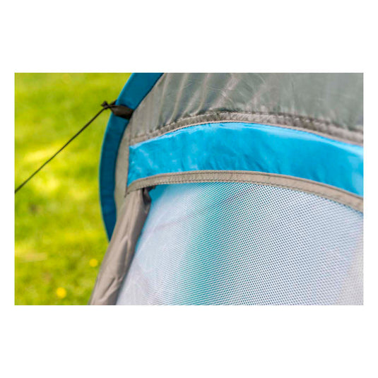 Dunlop pop up tent - blauw grijs wit - 2 persoons