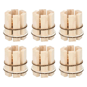 Houten aanmaakblokjes van hout, 6-pack