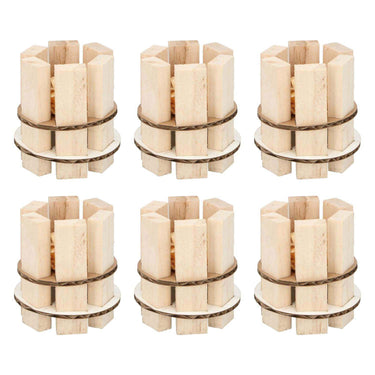 Houten aanmaakblokjes van hout, 6-pack