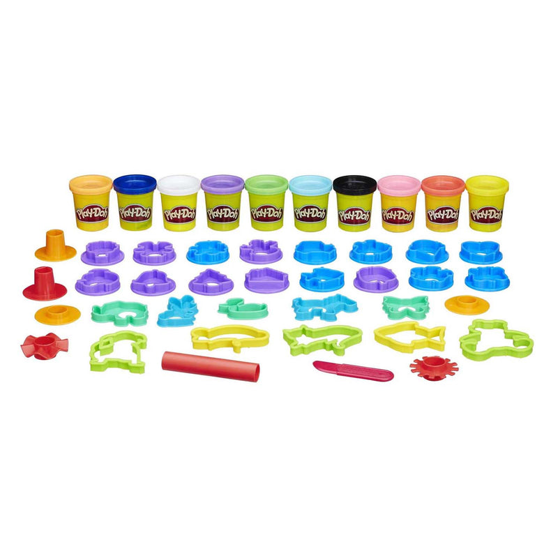 Load image into Gallery viewer, Hasbro play-doh toolkit met +30 onderdelen 10 kleipotjes
