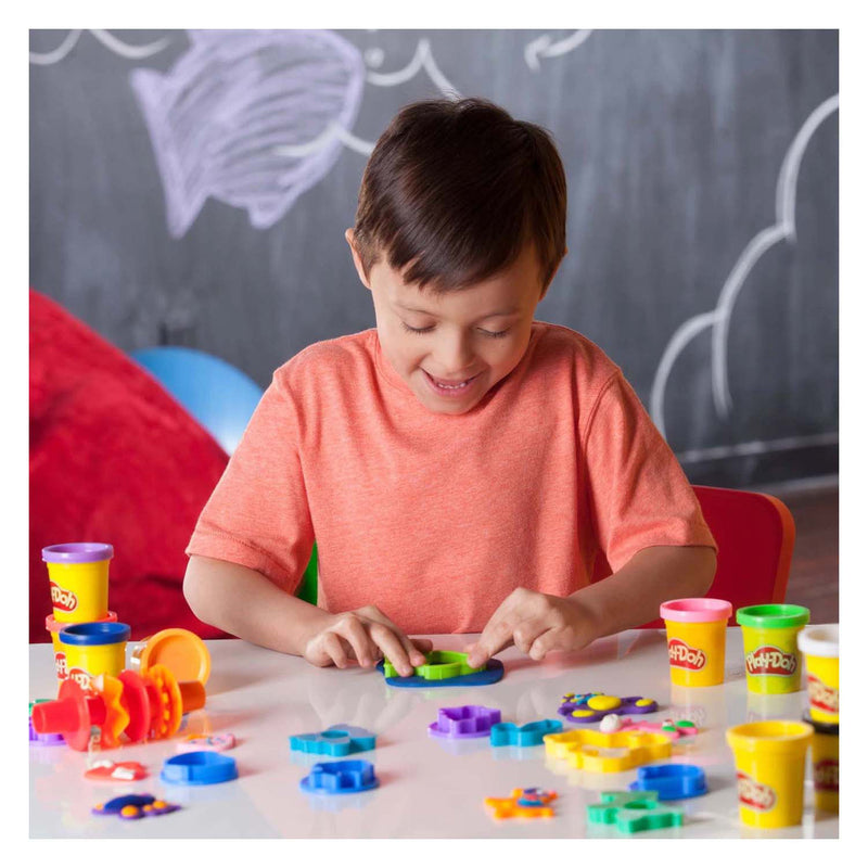 Load image into Gallery viewer, Hasbro play-doh toolkit met +30 onderdelen 10 kleipotjes

