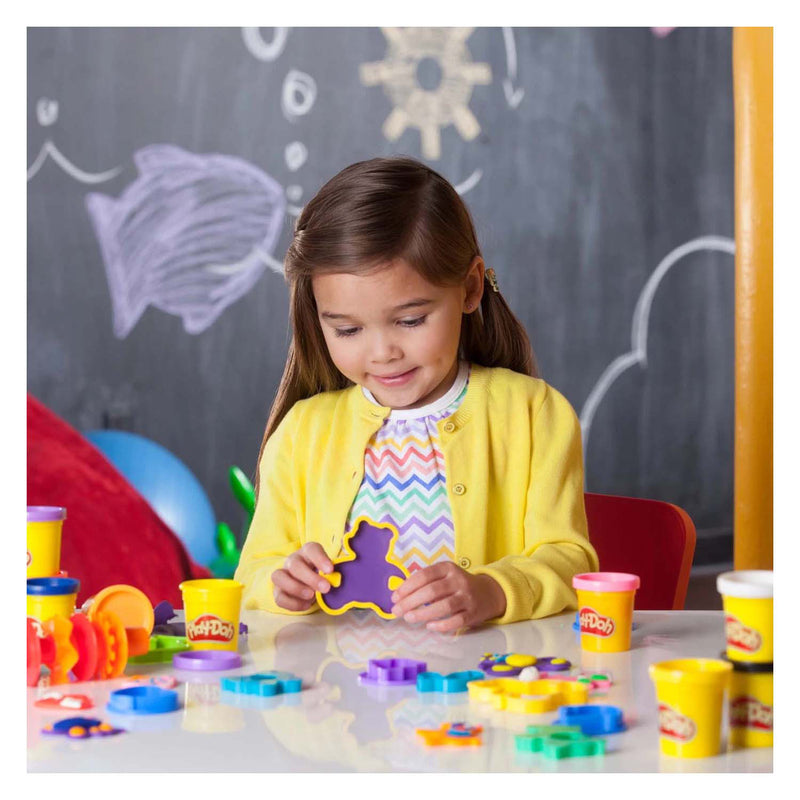 Load image into Gallery viewer, Hasbro play-doh toolkit met +30 onderdelen 10 kleipotjes
