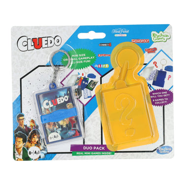 Hasbro mini game sleutelhanger cluedo