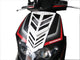 Opticparts df voorfrontrooster gilera runner sp nieuw model aluminium wit