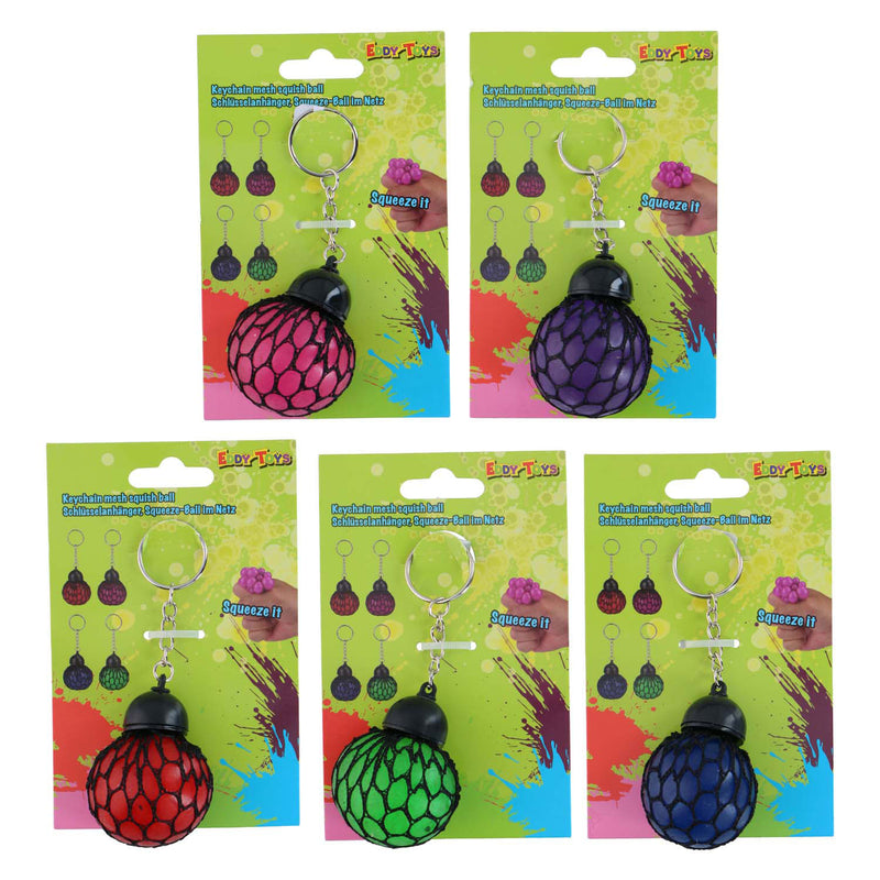 Load image into Gallery viewer, Sleutelhanger mesh squish bal

