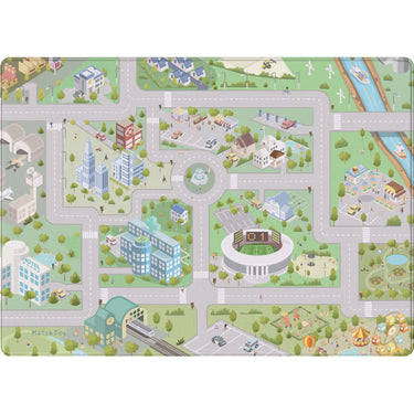 Mats amp; joy mats joy stadsplein speelmat groot 130x180 cm