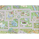Mats amp; joy mats joy stadsplein speelmat groot 130x180 cm