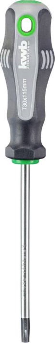 Kwb schroevendraaier torx t30 x 115 mm - softgrip - 669215