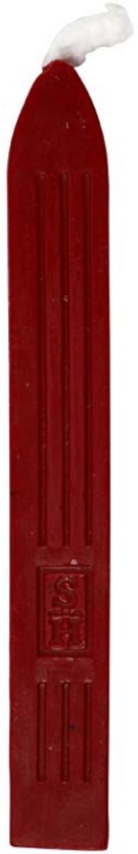 Creativ company creotime zegel was rood 10 cm 3 stuks